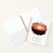 Persoonlijk Chic Splash Foto Dankbaarheidsjournaal Notitieboek (Binnen)