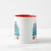 Persoonlijk Chicago Marathon 2025 cadeau voor hard Mok (Midden)