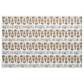 Persoonlijk chocolade-pinda-ijs stof (Fat Quarter)