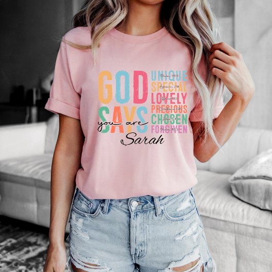 Persoonlijk christelijk | Bijbelvers T-shirt