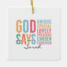Persoonlijk christelijk | Bijbelversornament