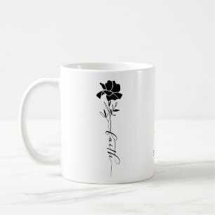 Persoonlijk Christelijk geloof Floral Koffiemok