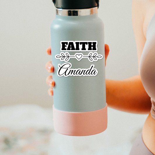 Persoonlijk Christelijk Hart Sticker