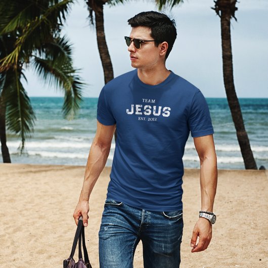 Persoonlijk christelijk T-shirt voor mannen