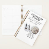 Persoonlijk Christelijk Trouwjurk Bruidsmeisje Cad Planner (Display)