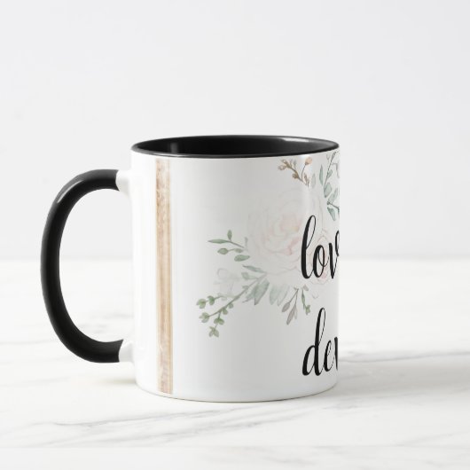 Persoonlijk christelijk Valentijnsgeschenk | Liefd Mok (Links)