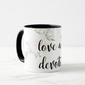 Persoonlijk christelijk Valentijnsgeschenk | Liefd Mok (Voorkant links)