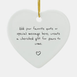 Persoonlijk Citaat Aangepast Geschenk Keramische K Keramisch Ornament