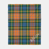 Persoonlijk Clan Murray Pset Tartan Patroon Fleece Deken (Voorkant)