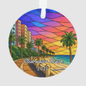 Persoonlijk Clearwater Beach Acrylaat Ornament, Cu Ornament (achterkant)