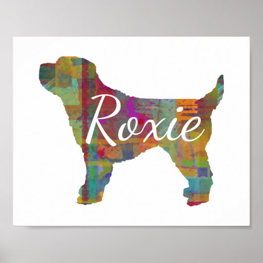 Persoonlijk Cockapoo Dog Print Poster (Voorkant)