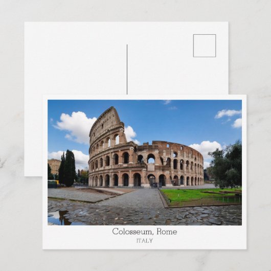 Persoonlijk, Colosseum, Rome, Italië Briefkaart (Voorkant / Achterkant)