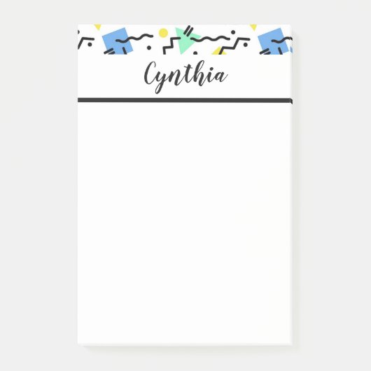 Persoonlijk confetti post-it® notes (Voorkant)