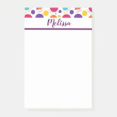 Persoonlijk confetti post-it® notes (Voorkant)