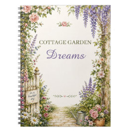 Persoonlijk Cottage Garden Dreams Notitieboek