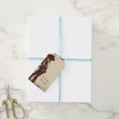 Persoonlijk Cowgirl Western-feest in rustieke stij Cadeaulabel (Met Touw)