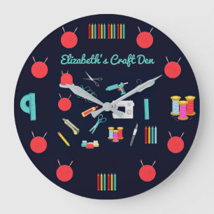 Persoonlijk CRAFT ROOM decoratieve Ambachtslieden Grote Klok