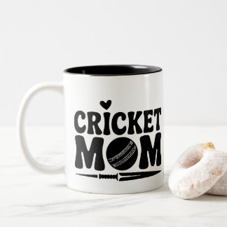 Persoonlijk Cricket Moeder Leven Foto Tweekleurige Koffiemok