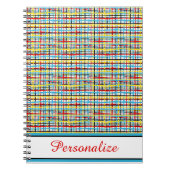 Persoonlijk crisscross-patroon notitieboek (Voorkant)