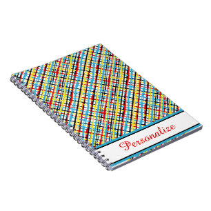Persoonlijk Crisscross patroon Notitieboek