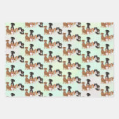 Persoonlijk Cute Dog Poster Inpakpapier Vel (Voorkant 3)