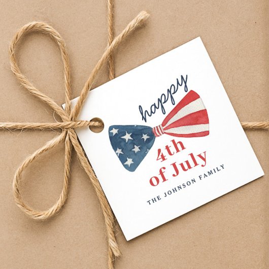 Persoonlijk Cute Gelukkig 4 juli Bedankjes Labels