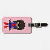 Persoonlijk Cute Mini Spidergirl Kinder bagagelabe Bagagelabel (Voorkant horizontaal)