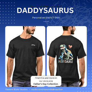 Persoonlijk Daddysaurus T-shirt