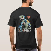 Persoonlijk Daddysaurus T-shirt (Achterkant)