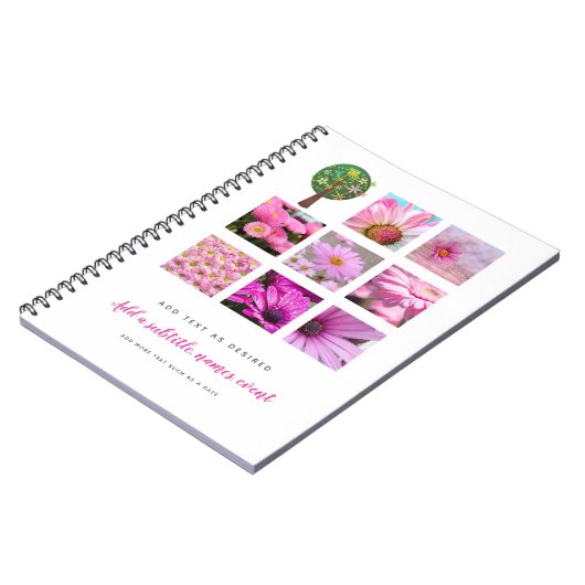 Persoonlijk dagboek VOEG FOTO'S en TEKST toe Notitieboek (Linkerzijde)