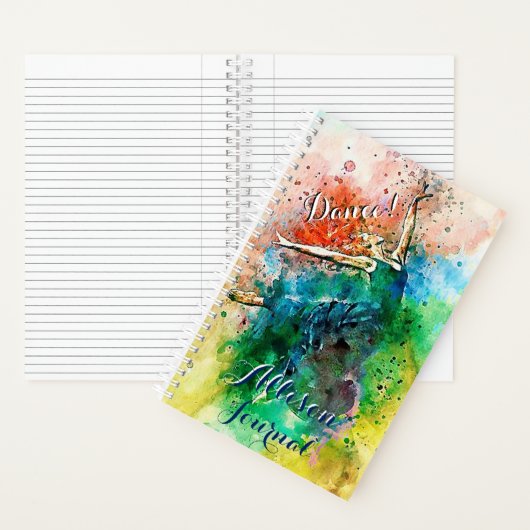 Persoonlijk dagboek voor dansers notitieboek (Binnen)