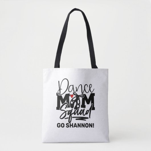 Persoonlijk Dance Mam Squad Tote Bag (Voorkant)