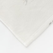 Persoonlijk Dank je Giraffe Fleece Deken (Hoek)