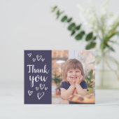 Persoonlijk Dank u voor Briefkaart voor kinderen (Staand voorkant)