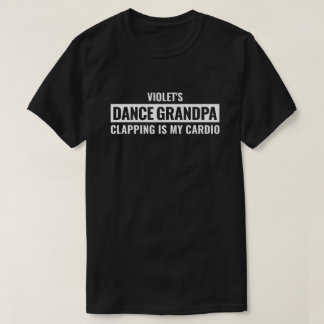 Persoonlijk Dans-Opa T-shirt voor Mannen Aangepast