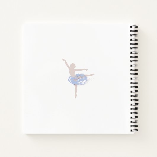 Persoonlijk dans-zakboek met ballet notitieboek (Achterkant)
