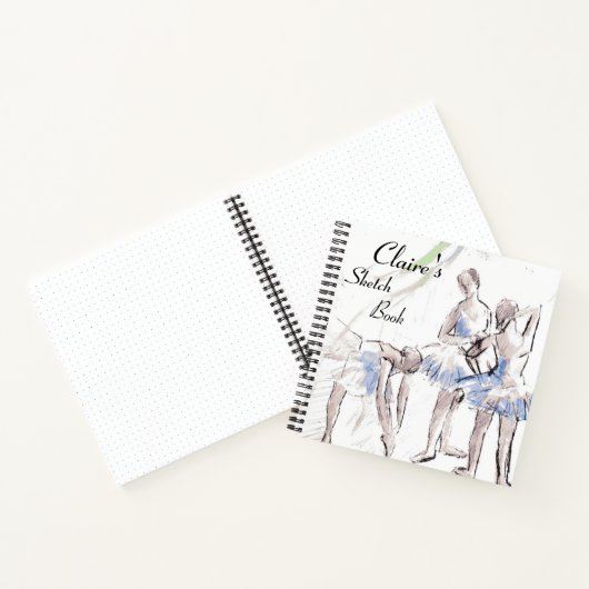 Persoonlijk dans-zakboek met ballet notitieboek (Binnen)