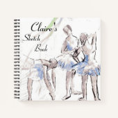 Persoonlijk dans-zakboek met ballet notitieboek (Voorkant)
