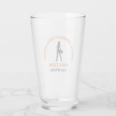 Persoonlijk danseres van het drillteam van Orange Glas (Achterkant)