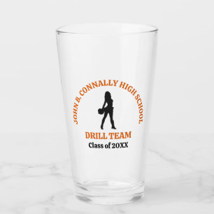 Persoonlijk danseres van het drillteam van Orange Glas