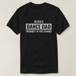 Persoonlijk dansvadercadeau voor mannen, op maat g t-shirt