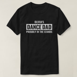 Persoonlijk dansvadercadeau voor mannen, op maat g t-shirt