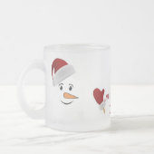 Persoonlijk de naam W/Uw Kinderen!Hete Chocolade*P Matglas Koffiemok (Links)