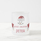 Persoonlijk de naam W/Uw Kinderen!Hete Chocolade*P Matglas Koffiemok (Center)