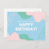 Persoonlijk - DE WERELD VERBORGEN SINDS ... Briefkaart (Voorkant / Achterkant)