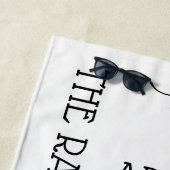 Persoonlijk de zwerm dierentuin strandlaken (In situ)