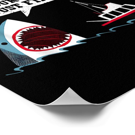 Persoonlijk denk ik dat de grootte van je boot sle poster (Hoek)