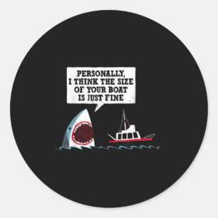 Persoonlijk denk ik dat de grootte van je boot sle ronde sticker