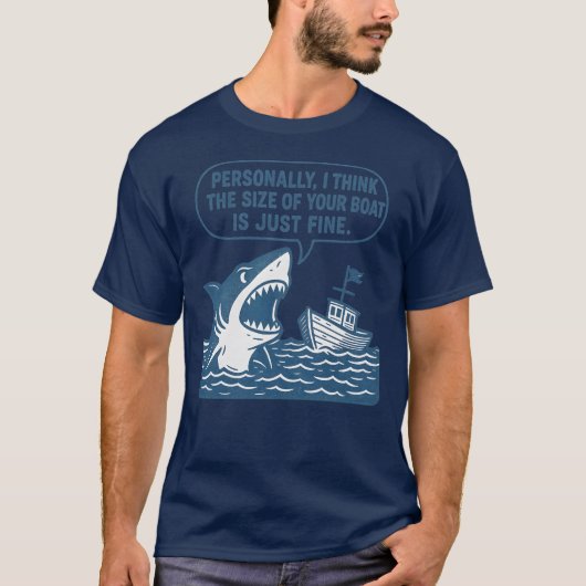Persoonlijk denk ik dat de grootte van uw boot is t-shirt (Voorkant)