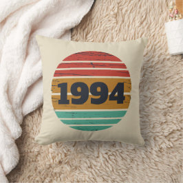Persoonlijk dertig vintage 30e verjaardagscadeau kussen